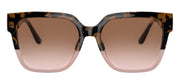 Michael Kors KARLIE MK 2170U 390913 Square Plastic Tortoise Sunglasses with Brown Gradient Lens