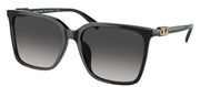 Michael Kors CANBERRA MK 2197U 30058G Square Plastic Black Sunglasses with Grey Gradient Lens