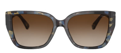 Michael Kors ACADIA MK 2199 395213 Rectangle Plastic Tortoise Sunglasses with Brown Gradient Lens