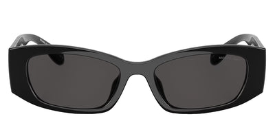 Michael Kors RHODES MK 2243U 300587 Irregular Plastic Black Sunglasses with Grey Lens