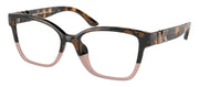 Michael Kors KARLIE I MK 4094U 3912 Square Plastic Black Eyeglasses with Logo Stamped Demo Lenses