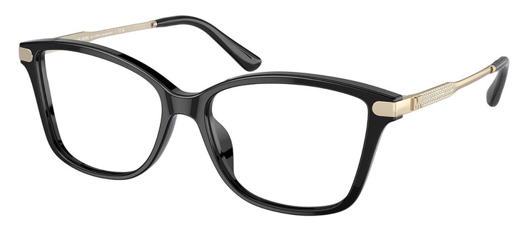 Michael Kors GEORGETOWN MK 4105BU 3005 Butterfly Plastic Black Eyeglasses with Logo Stamped Demo Lenses