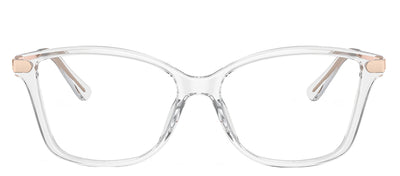 Michael Kors GEORGETOWN MK 4105BU 3999 Butterfly Plastic Clear Eyeglasses with Logo Stamped Demo Lenses