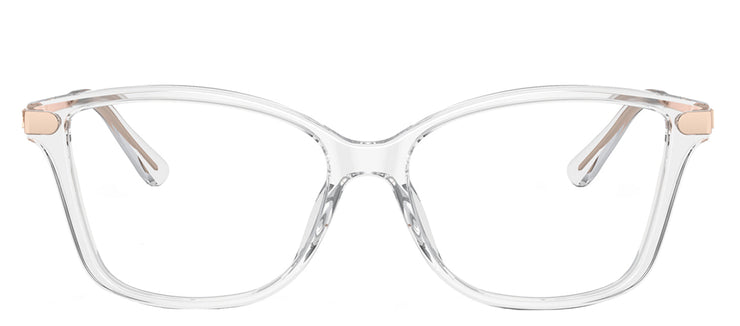 Michael Kors GEORGETOWN MK 4105BU 3999 Butterfly Plastic Clear Eyeglasses with Logo Stamped Demo Lenses