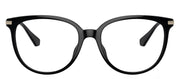 Michael Kors WESTPORT MK 4106U 3005 Round Plastic Black Eyeglasses with Logo Stamped Demo Lenses