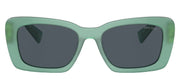 Miu Miu MU 07YS 19L09T Square Plastic Blue Sunglasses with Grey Lens