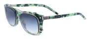 Marc Jacobs Marc 17 U66 Rectangle Plastic Tortoise Sunglasses with Green Gradient Lens