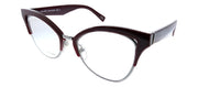 Marc Jacobs Marc 216 LHF Cat-Eye Plastic Brown Eyeglasses with Logo Stamped Demo Lenses