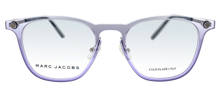 Marc Jacobs Marc 30 732 Square Plastic Grey/Black Eyeglasses with Logo Stamped Demo Lenses