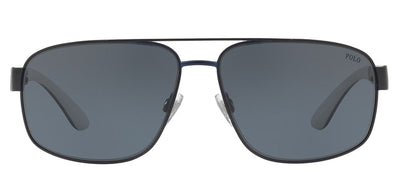 Ralph Lauren PH 3112 930387 Pilot Metal Blue Sunglasses with Grey Lens