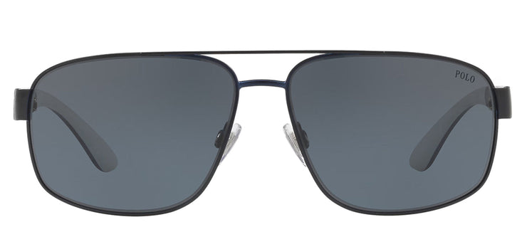 Ralph Lauren PH 3112 930387 Pilot Metal Blue Sunglasses with Grey Lens