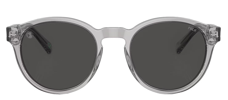 Ralph Lauren PH 4192 541387 Round Plastic Grey Sunglasses with Grey Lens