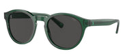 Ralph Lauren PH 4192 608487 Round Plastic Green Sunglasses with Grey Lens