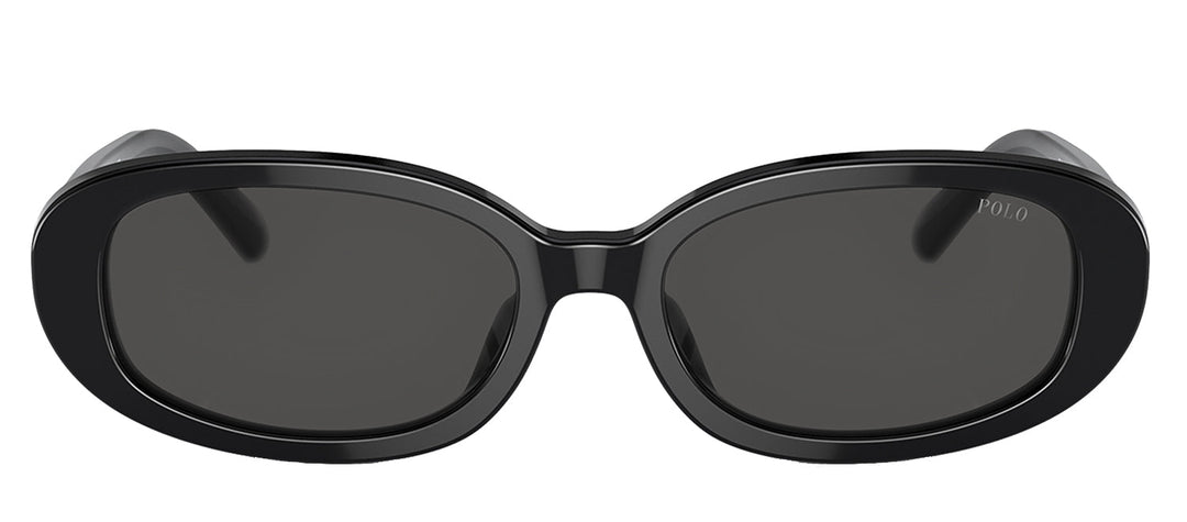 Ralph Lauren PH 4198U 500187 Shiny Black Plastic Oval Sunglasses Grey Lens Ralph Lauren PH 4198U 500187 , Buy Online at Gaffos.com main image 4
