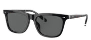 Ralph Lauren PH 4205U 500187 Square Plastic Black Sunglasses with Grey Lens