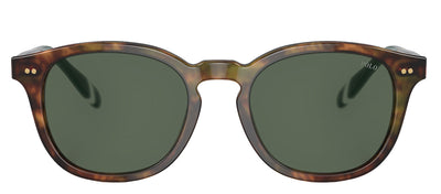 Ralph Lauren PH 4206 501771 Phantos Plastic Tortoise Sunglasses with Green Lens