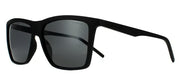 Polaroid PLD 2050/S 807_M9 Rectangle Plastic Black Sunglasses with Grey Polarized Lens