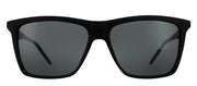 Polaroid PLD 2050/S 807_M9 Rectangle Plastic Black Sunglasses with Grey Polarized Lens