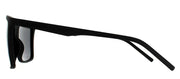 Polaroid PLD 2050/S 807_M9 Rectangle Plastic Black Sunglasses with Grey Polarized Lens