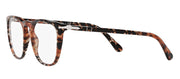 Persol PO 3266V 1081 Pillow Plastic Havana Eyeglasses with Logo Stamped Demo Lenses