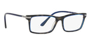 Prada PR 03YV ZXH1O1 Rectangle Plastic Tortoise Eyeglasses with Logo Stamped Demo Lenses