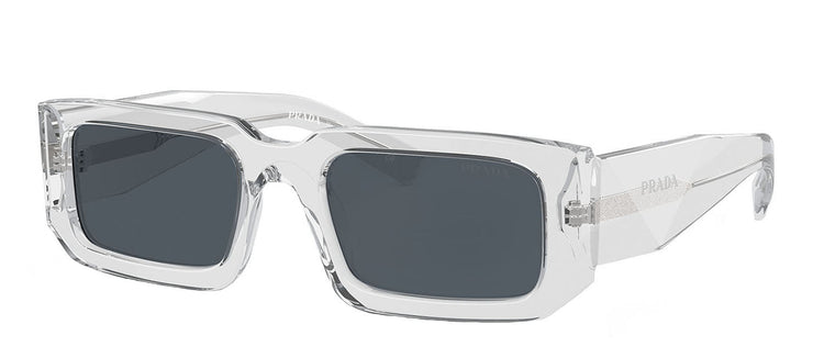 Prada PR 06YS 12R09T Rectangle Plastic Grey Sunglasses with Grey Lens