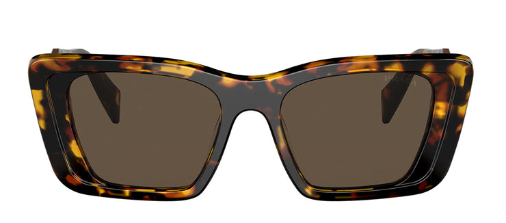 Prada PR 08YS 01V8C1 Butterfly Plastic Havana Sunglasses with Brown Lens