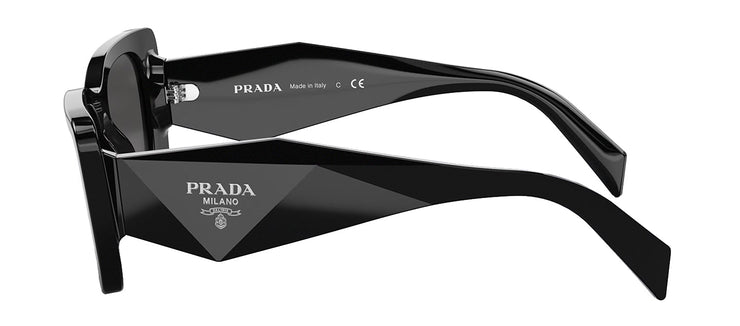 Prada PR 08YS 1AB5S0 Butterfly Plastic Black Sunglasses with Grey Lens