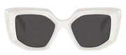 Prada PR 14ZS 1425S0 Fashion Plastic White Sunglasses with Grey Lens