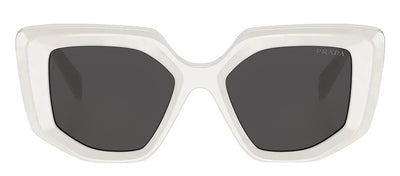 Prada PR 14ZS 1425S0 Fashion Plastic White Sunglasses with Grey Lens