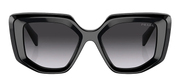 Prada PR 14ZS 1AB09S Fashion Plastic Black Sunglasses with Grey Gradient Lens