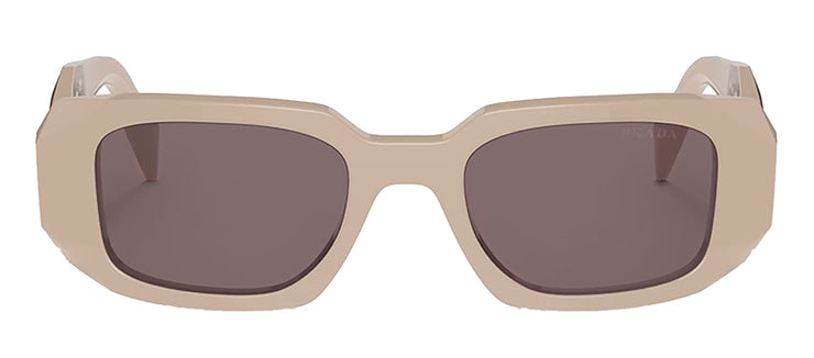 Prada PR 17WS VYJ6X1 Rectangular Plastic Brown Sunglasses with Brown Lens