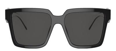 Prada PR 24ZS 1AB5S0 Square Plastic Black Sunglasses with Grey Lens