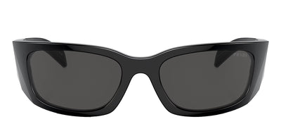 Prada PR A14S 1AB5S0 Butterfly Plastic Black Sunglasses with Grey Lens