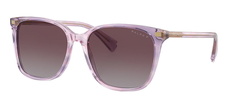 Ralph Lauren RA 5293 603662 Square Plastic Purple Sunglasses with Purple Polarized Lens