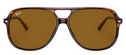 Ray-Ban RB 2198 954/33 Square Plastic Havana Sunglasses with Brown Lens