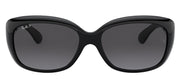 Ray-Ban RB 4101F 601/T3 Cat eye Nylon Polished Black Sunglasses with Grey Gradient Lens