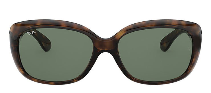 Ray-Ban RB 4101F 710/71 Round Nylon Tortoise Sunglasses with Green Classic Lens