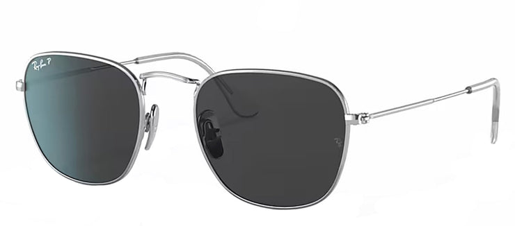 Ray-Ban RB 8157 920948 Square Metal Silver Sunglasses with Black Polarized Lens