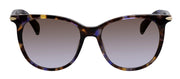 Rag & Bone RNB 1040/S DEX Oval Metal Violet Havana Sunglasses with Brown Shaded Lens