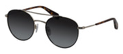 Rag & Bone RNB 5050/G/S 807 Round Metal Black Sunglasses with Grey Gradient Lens