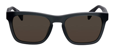 Rag & Bone RNB 5051/S RIW Rectangle Acetate Matte Gray Sunglasses with Brown Solid Color Lens