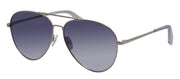 Rag & Bone RNB 5052/G/S J5G Aviator Stainless Steel Gold Sunglasses with Grey Lens