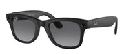 Ray-Ban META RW 4006 601ST3 Wayfarer Plastic Black Sunglasses with Grey Polarized Lens