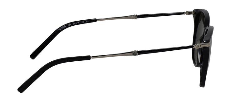 Salvatore Ferragamo SF 1015S 001 Square Metal Black Sunglasses with Brown Gradient Lens