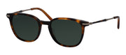 Salvatore Ferragamo SF 1015S 214 Square Acetate Tortoise Sunglasses with Green Classic Lens