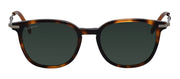 Salvatore Ferragamo SF 1015S 214 Square Acetate Tortoise Sunglasses with Green Classic Lens