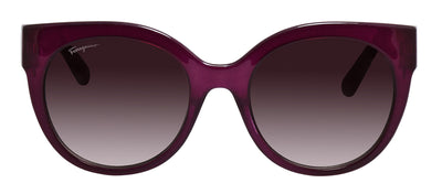 Salvatore Ferragamo SF 1031S 513 Cat Eye Plastic Purple Sunglasses with Purple Gradient Lens