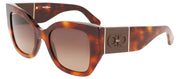 Salvatore Ferragamo SF 1045S 238 Butterfly Plastic Tortoise Sunglasses with Brown Lens