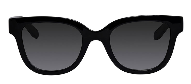 Salvatore Ferragamo SF 1066S 001 Square Plastic Black Sunglasses with Smoke Gradient Lens
